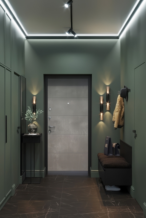 Стальная серая дверь Стальная серая дверь