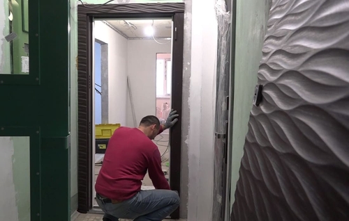 Установка короба Установка короба