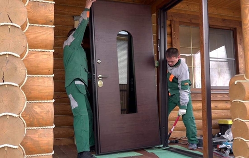 Снятие полотна с петель Снятие полотна с петель