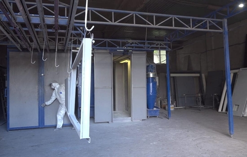 Транспортировка окрашенных деталей