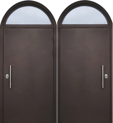 Арочная дверь № 10 с порошком с двух сторон Арочная дверь № 10 с порошком с двух сторон