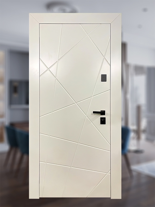 Дверь с фрезеровкой, внешняя сторона Дверь с фрезеровкой, внешняя сторона