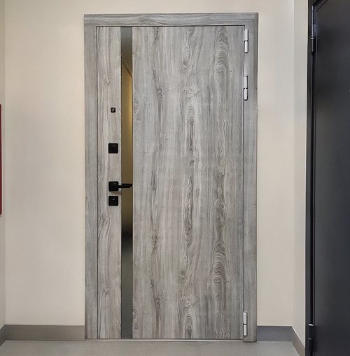 Дверь с декоративной вставкой для квартиры Дверь с декоративной вставкой для квартиры