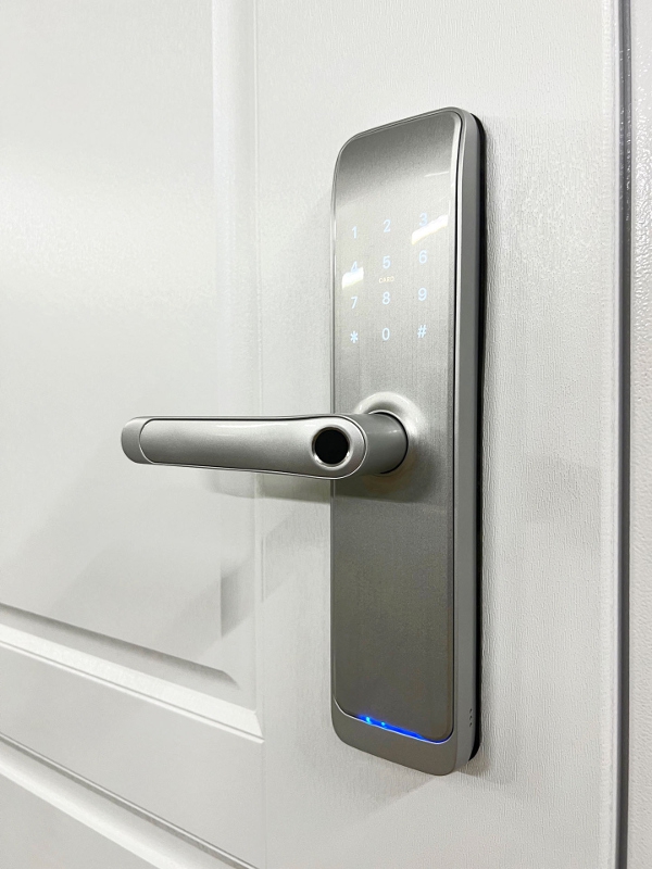 Электронный замок, вид спереди Электронный замок, вид спереди