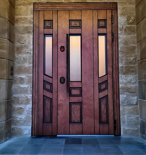 Коттеджная остекленная дверь Коттеджная остекленная дверь