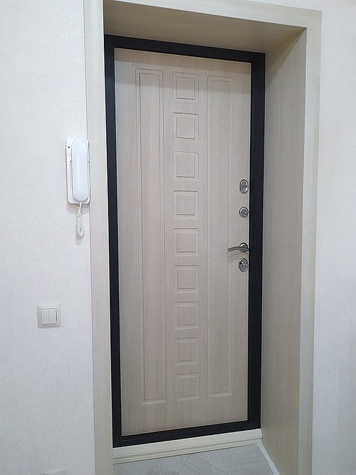 Квартирная дверь с доборами Квартирная дверь с доборами