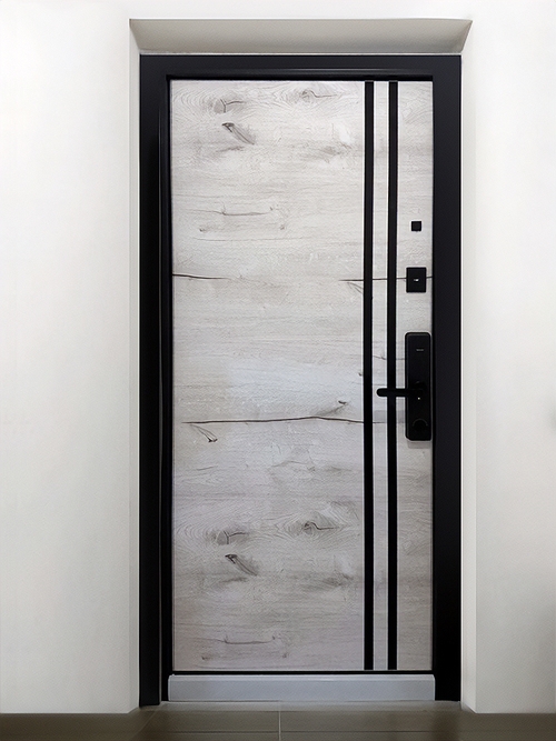 Квартирная дверь со smart-замком Квартирная дверь со smart-замком