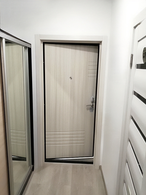 Квартирная дверь в прихожей Квартирная дверь в прихожей