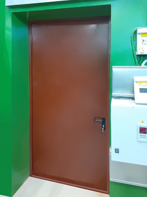 Однопольная дверь с порошковым покрытием (ул. Новый Арбат) Однопольная дверь с порошковым покрытием (ул. Новый Арбат)