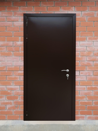 Установка дверей с порошковым покрытием для гаража — д. Жостово