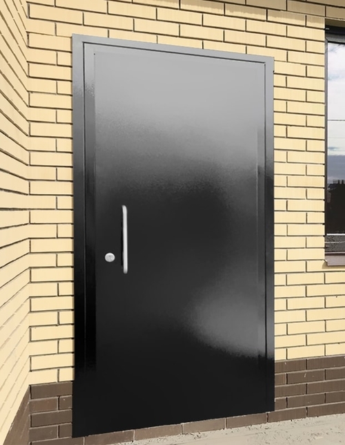 Порошковая дверь с ручкой-скобой Порошковая дверь с ручкой-скобой