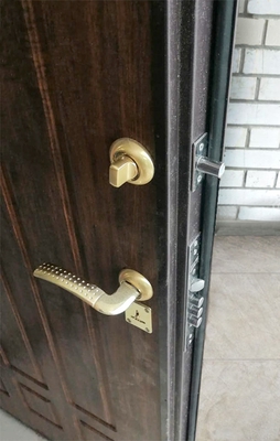 Ручка и замок подъездной двери (г. Истра) Ручка и замок подъездной двери (г. Истра)