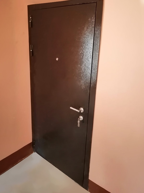 Входная дверь в жилом доме (г. Егорьевск) Входная дверь в жилом доме (г. Егорьевск)