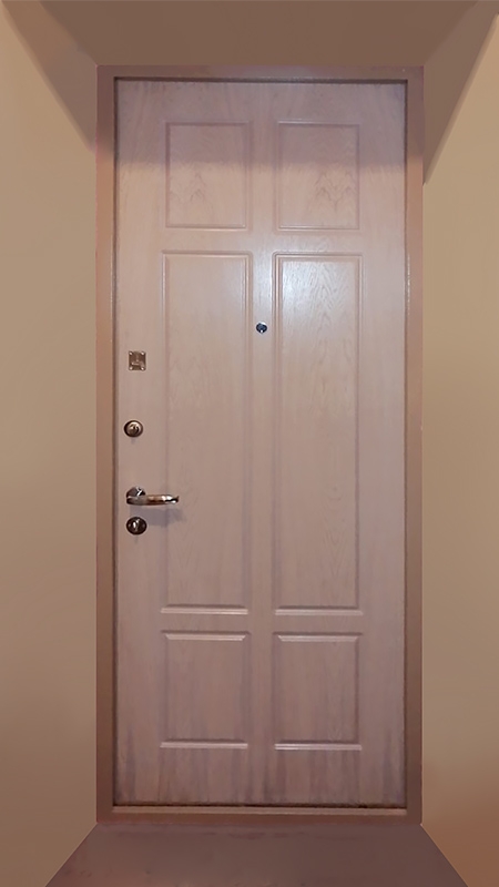 Внутренняя сторона двери в квартиру (Фрунзенская Набережная) Внутренняя сторона двери в квартиру (Фрунзенская Набережная)