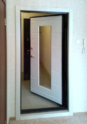 Дверь с зеркалом в квартиру Дверь с зеркалом в квартиру